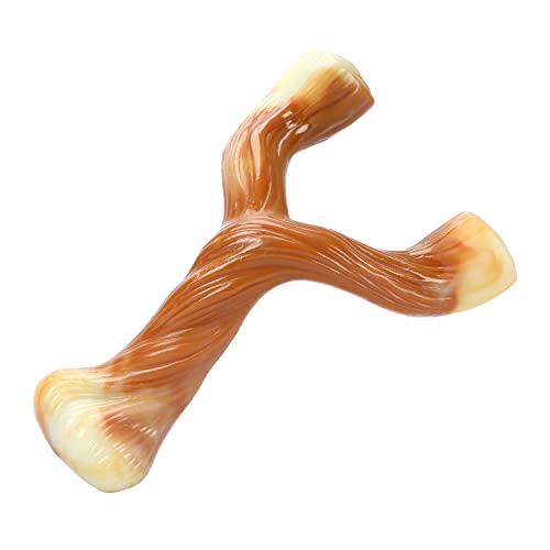 Tikaton Y-Bone Durable Dog Chew Toy for Aggressive Chewers, Bacon Flavor, Large Tikaton Y-Bone Durable Dog Chew Toy for Aggressive Chewers, Bacon Flavor, Large