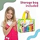 Stoie’s Musikspielzeug Set für Kleinkinder ab 3 Jahren – 34-teiliges Holz Percussion Instrumente Set für Jungen & Mädchen – mit Xylophon, Maracas, Trommel & Becken