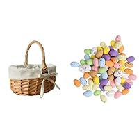 Cestino Portauova Di Pasqua A Forma Di Coniglio Con Manico – Giocattolo Per Raccolta Fiori E Mini Picnic Per Bambini – Regalo Creativo