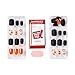 KISS imPRESS Limited Edition Halloween Press-On Nails, Glow-In-The-Dark, PureFit Technology, ‘Hey boo-tiful’, with Prep Pad, Mini File, Cuticle Stick, & 30 Fake Nails