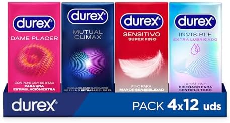 Durex Preservativos Dame Placer + Sensitivos Contacto Total + Mut...