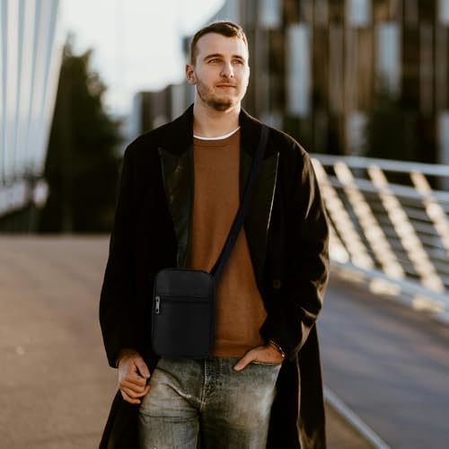 GAOHUI Crossbody Bag Sling Purse for Woman & Men, Mini Multi Position Messenger Bag Fanny Packs Purse with 2 Adjustable Straps, Trendy Cross Body Backpack bag for Running, Hiking, Travel3