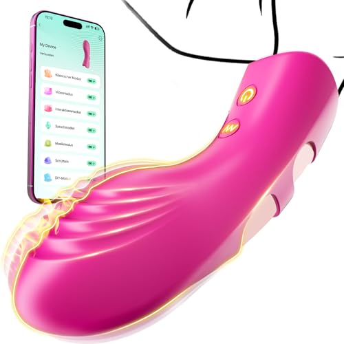 Fingervibrator APP Vibrator Sexspielzeug für Paare Portable Sex Toys, Vibration für Frauen Vibratorensets für frauen Klitoris G-punkt mit 10 Vibrationsmodi Sex Spielzeug für die Frau