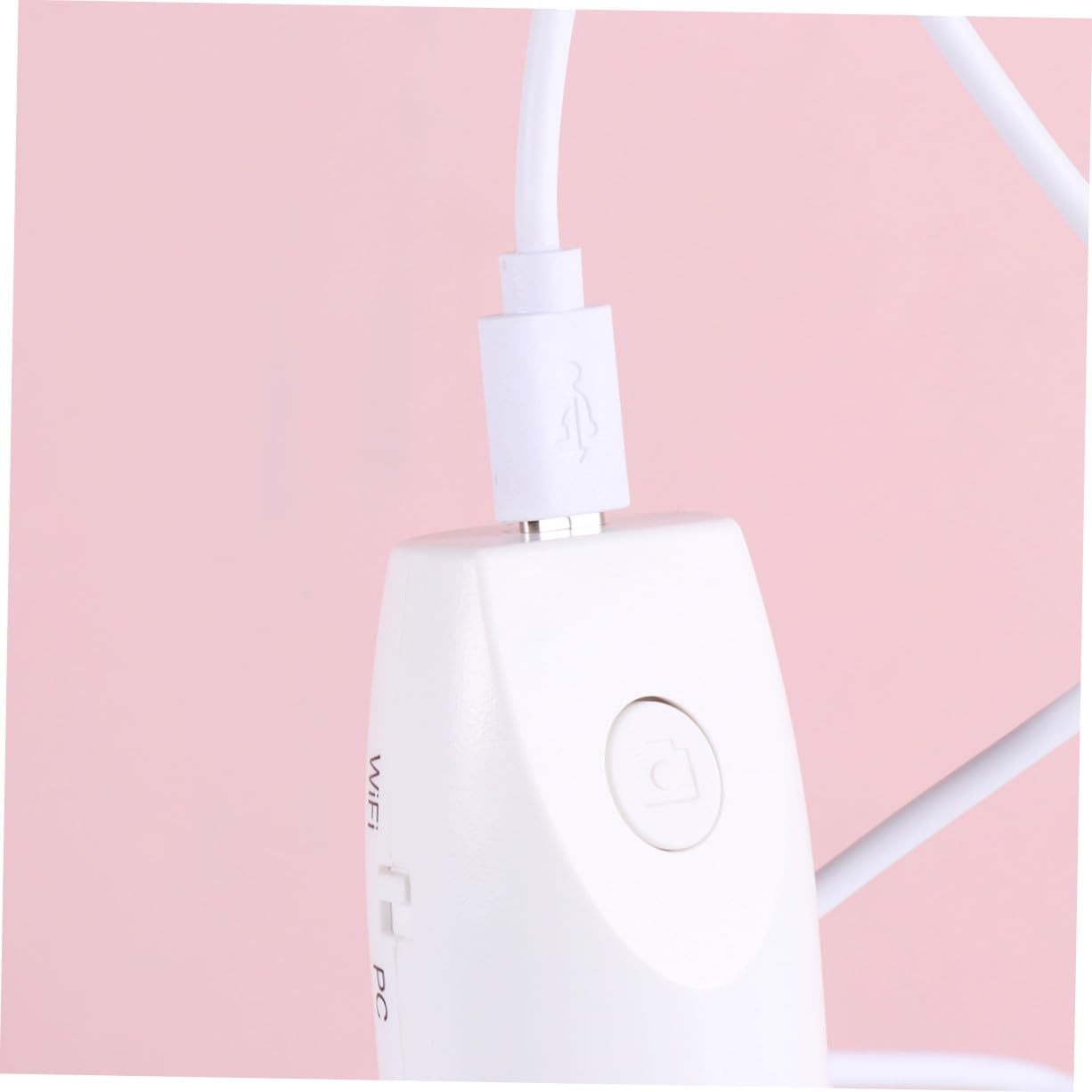 USB Handy Mikroskop 50-1000 Stück aus Kunststoff, Digital, Weiß | 2.0m 1920x1080p Auflösung, Tragbar und Einfach zu Nutzen, für Biologieunterricht und Bastelprüfung