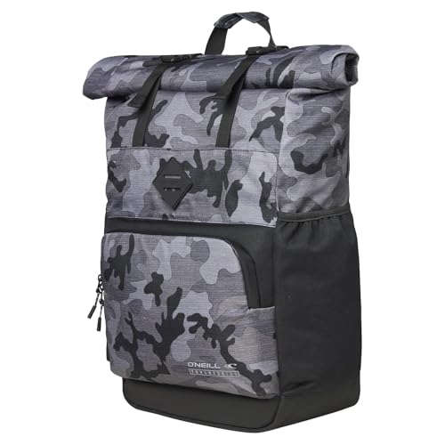 O'NEILL Mens Strike Trvlr 28L Backpack, Black Camo2