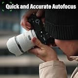 SIRUI Obiektyw Sniper 56 mm z autofokusem, szerokokątny obiektyw aparatu APS-C F1.2 (mocowanie Z, biały)