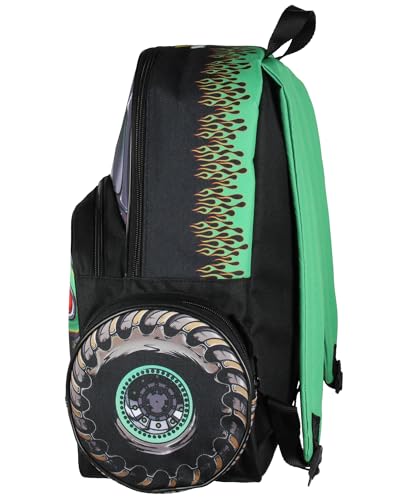 INTIMO Monster Jam Grave Digger Truck Shaped Dual Compartment Tote Backpack For Daily Use3
