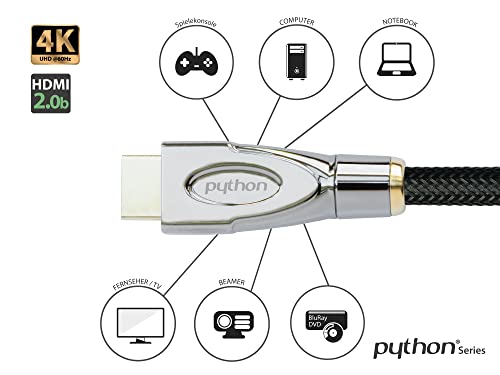 Câble HDMI 4K Ethernet cuivre OFC support 3D Python