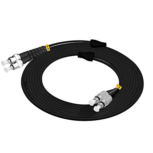 Cable de fibra óptica OM1 FC a ST duplex blindado de 25 metros para exterior multimodo