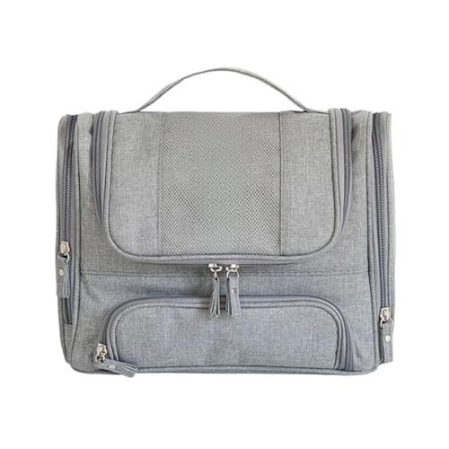 Trousse de toilette suspendre homme et femme gris pour voyage