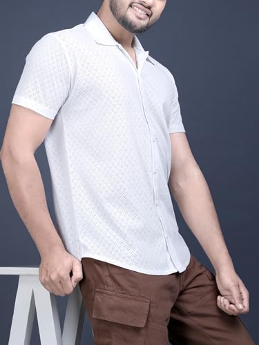 Image of Noble Monk Men's Regular Fit Polo Shirt | 3 /4 Sleeve | Casual Shirt for Men