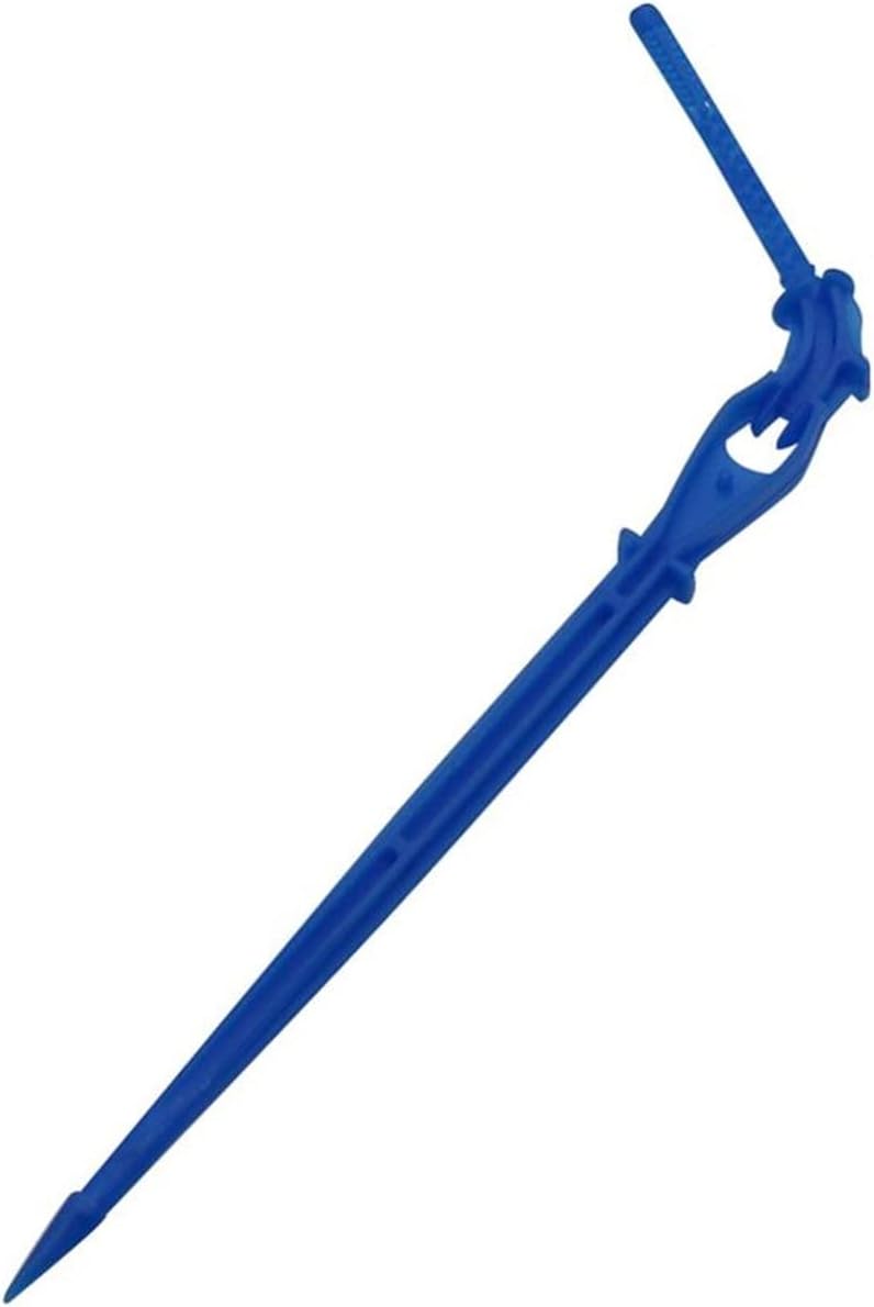 250Pcs Garden Irrigation Curved Arrow Drippers Micro Drip Irrigation Emitter 3/5 Hose Interface Bending Drop Arrows(Blue)