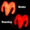 Autogem 20092018 RAM 1500 2500 3500 Tailgate LED Lighted Emblem Black COB Red LED Mopar Licensed