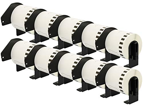 Rouleaux DK22251 papier étiquettes continues pour Brother QL-800 QL-810W 62mm