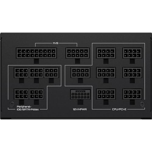 GIGABYTE Alimentatore UD1300GM PG5 V2, 1300 W, certificato 80 PLUS Gold, condensatori giapponesi, completamente modulare, conforme a ATX 3.0 e PCIe 5.0, spina UK - Alimentatore - Immagine 6