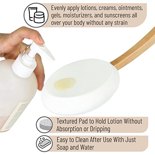 Slick- Lotion Applicator, 17 Inch, Lotion Applicators For Your Back, Back Applicator For Lotion, Back Lotion Applicator Easy Reach Washable, Back Lotion Applicators, Back Self Tanner Applicator #TOP3
