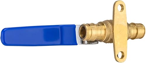 Miniatura 6 de Paquete de 5 válvulas de bola EFIELD Pex A de expansión de latón de 12 pulgada con oreja, ASTM 1960 (VALVE027-5PCS)