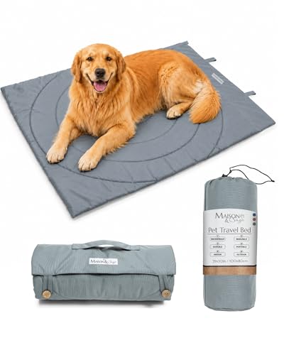 Maison & Sage Dog Travel Mat - Portable Waterproof Foldable Mat for Home, Car,…