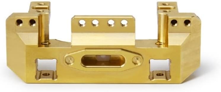 Brass Bracket Steering Gear Fixing Seat Bumper Beam Counterweight for TRAXS RTX-4 - (Color: Gold)
