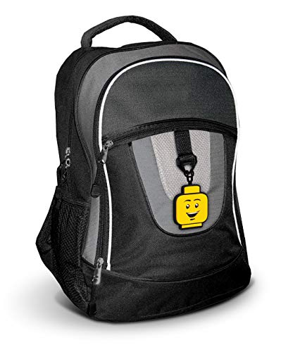 Lego Lights IQLUG-51167 Étiquette de Bagage en Forme de Visage Lego Jaune