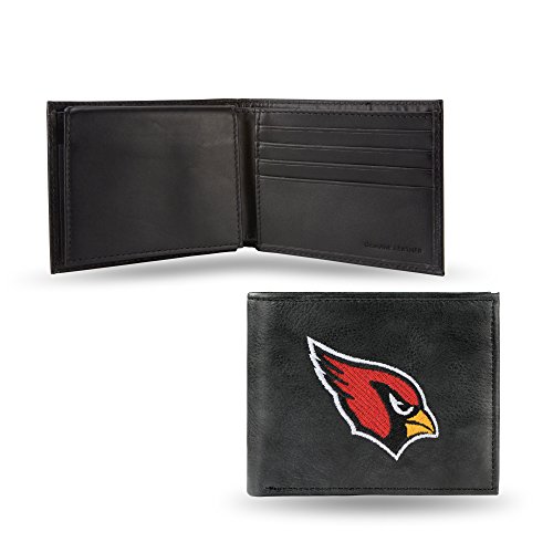 NFL Rico Industries  Embroidered Leather Billfold Wallet, Arizona Cardinals