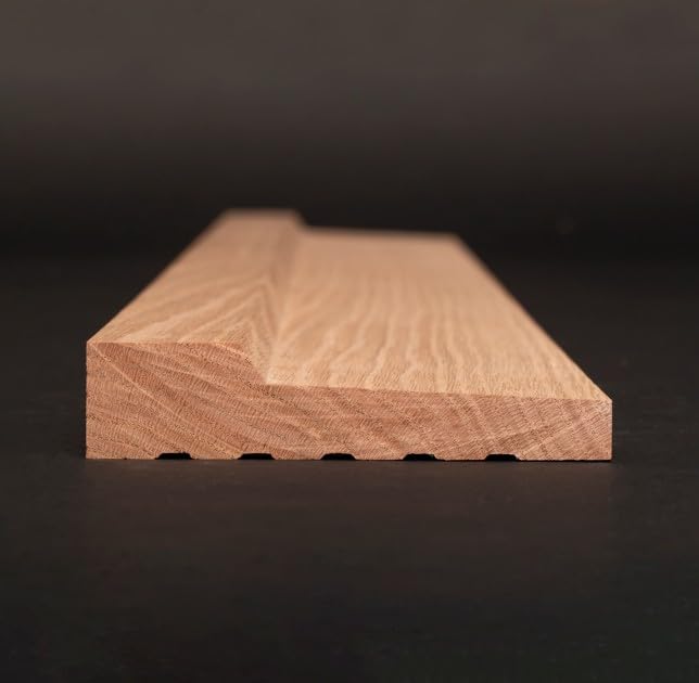 Premium Heavy-Duty Solid Oak Threshold – 5 5/8" Wide, One-of-a-Kind, Weatherproof & Easy to Install for Residential & Commercial Use, Ideal for Cold &