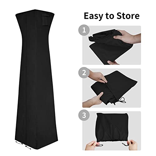 image for Easy-Going Pyramid Torch Patio Heater Cover with Zipper and Storage Ba