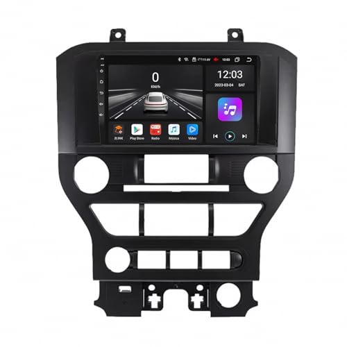 Navegación GPS para Ford Mustang con Cámara de Marcha Atrás y Manos Libres Bluetooth