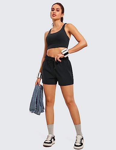 Crz Yoga Womens 4-Way Stretch Athletic Shorts High Waisted thumb #2