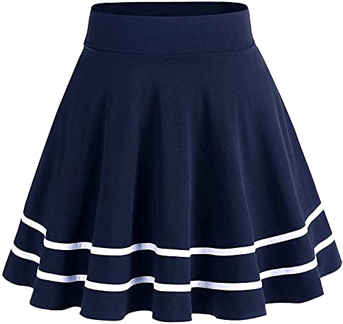 Image of Girls Kids Skater Skirts with Attached Inner Shorts (3 Years - 15 Years) rayon blend