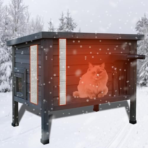 FunXplore Weatherproof Insulated Outdoor Cat House