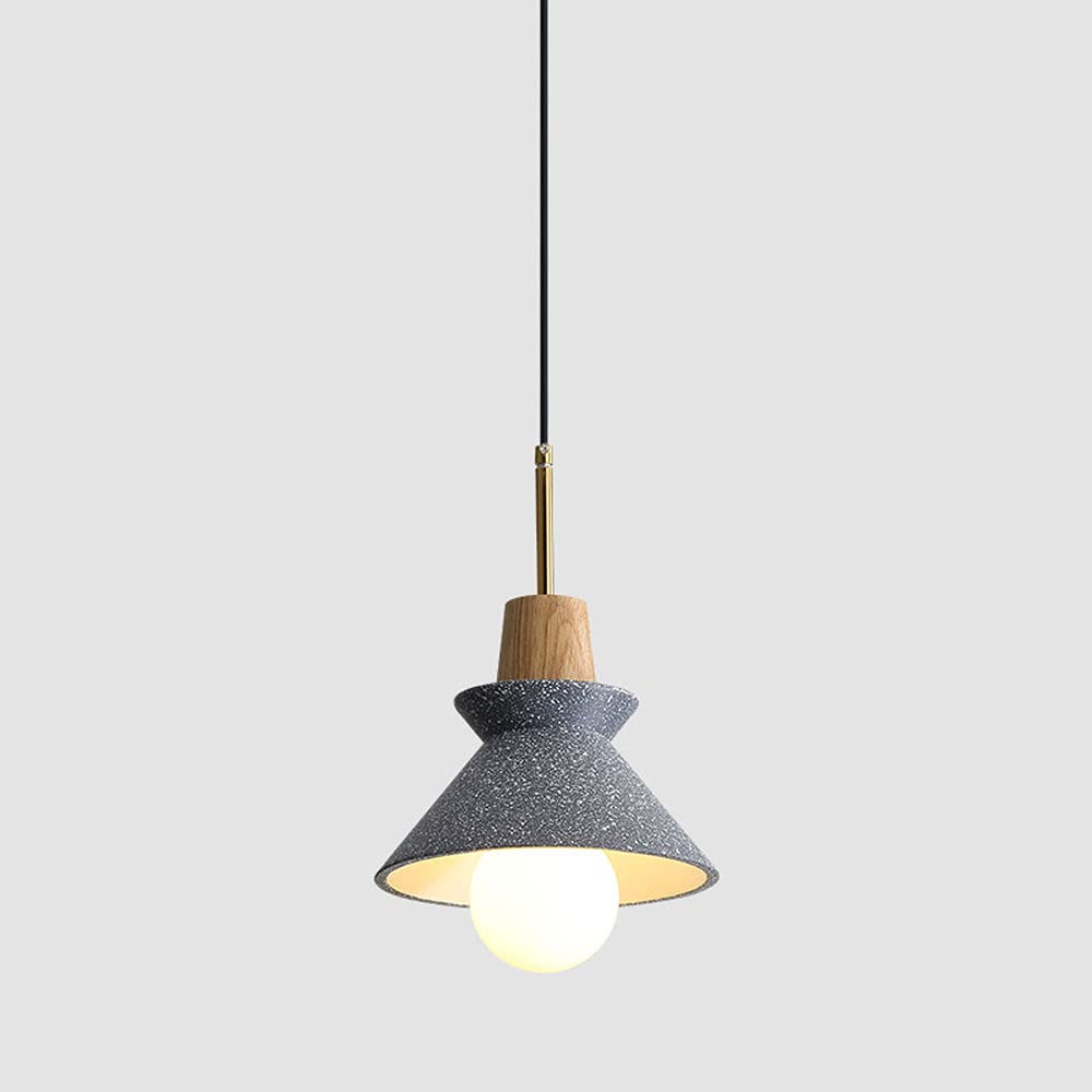 Lanterne en Résine Chic Lampe à Suspension Métal E27 - 2