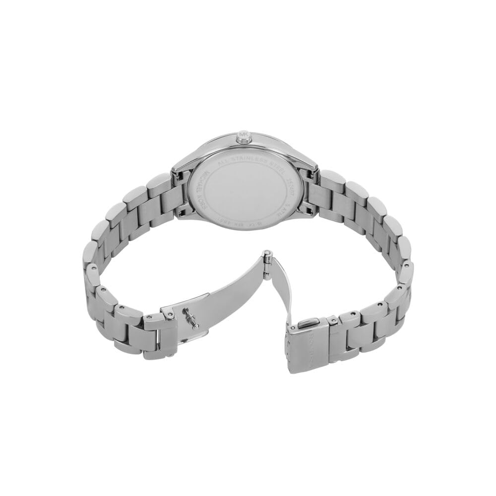 Michael Kors Orologio Lauryn da donna, movimento al quarzo a tre lancette con cinturino in acciaio inossidabile o in pelle