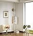 PRINCE HANGER, One Touch Steel Coat Rack, freestanding coat rack, for Clothes, Hats, Purse, Bags, for Living Room, Bed Room, Home Office Made in Korea, Silver, PHUS-0012