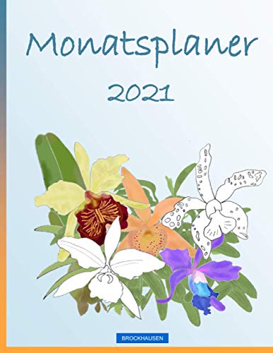 BROCKHAUSEN - Monatsplaner 2021 (German Edition)