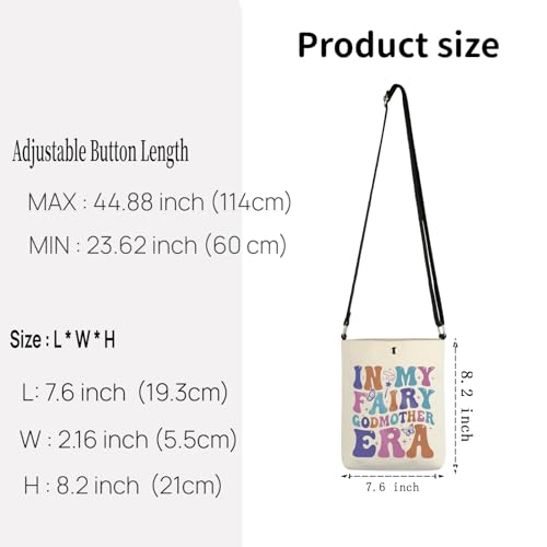 TSOTMO Godmother Gift In My Godmother Era Crossbody Bag Godmom Gift Baptism Handbag (Godmother Era XK)2