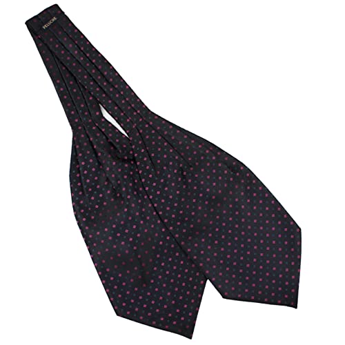 Image of Peluche Stunning Alley Black Cravat for Men