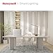 Honeywell Sunturalux™ LED Desk Lamp with USB Charging Ports HWT-H01 - Stepless Dimmable Eye Caring Desk Light for Home Office Bedroom Bedside College Dorm, Foldable Table Lamp Reading Lamp Black