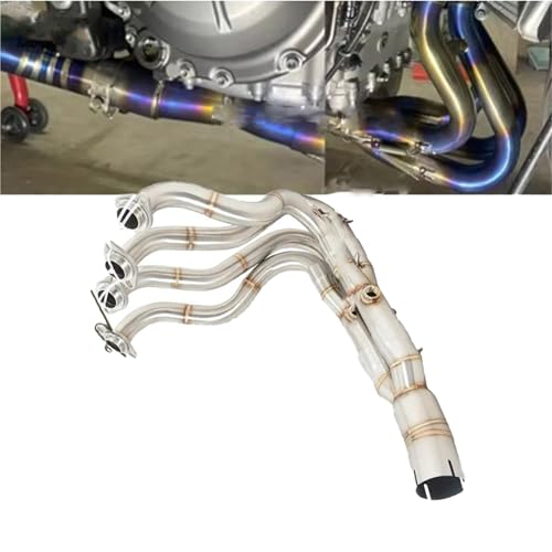 Silencieux moto tube de liaison avant ZX6R raccord échappement Kawasaki 636 2009-2021