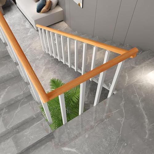 Poste de barandilla ajustable 85 cm metálico para instalación en escalera 7