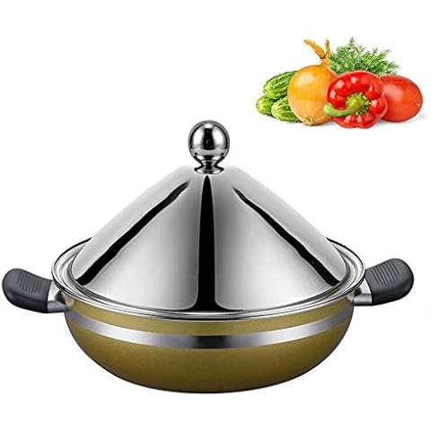 Edelstahl Tajine Topf Original Marokkanische Tajine 100% Bleifrei Safe Zum Kochen Und Eintopf Auflauf Slow Cooker Cover