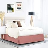 Bed Skirt, Soft Easy Fit Bed Skirt, 19" Inch Tailored Drop Bed Skirt, Soft & Premium Bed Skirt, Luxu