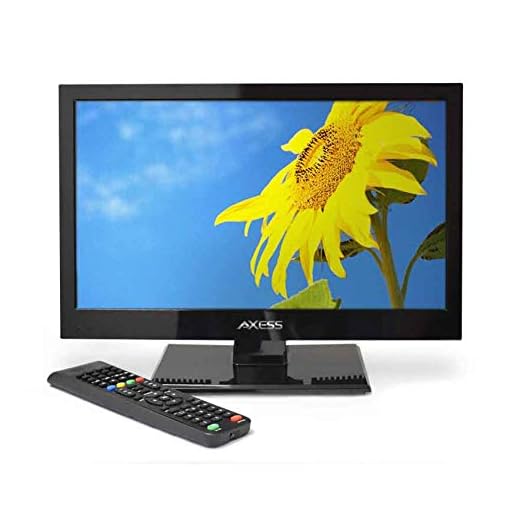 AXESS TV1705-13 13-Inch LED 1080P HDTV, Features 1xHDMI/Headphone Inputs, Digital Tuner with Full Function Remote, 2 Way Power AC/DC