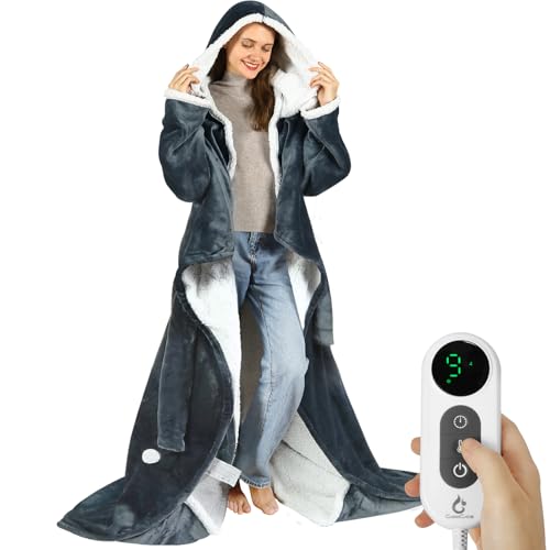 Goocoz Wearable Heated Blankets, Electric Snuggle...