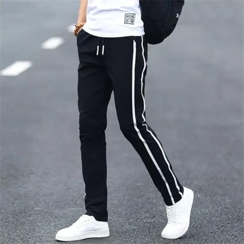 Men Long Casual Pants Slim Fit Baggy Streetwear Stylish Cotton Wide Pocket Trousers3