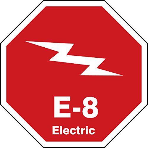 Étiquettes d'identification E-8 source d'énergie Accuform TDK308XVM