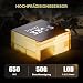 YUNZII M2 Kabellose Dual 8K Gaming Maus, PAW3395, 6-Stufen-DPI (Schwarz)
