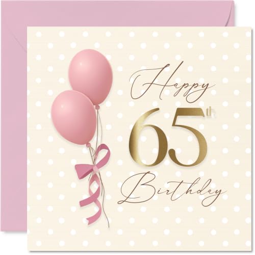 Carte 65e anniversaire Milestone scintillement festif