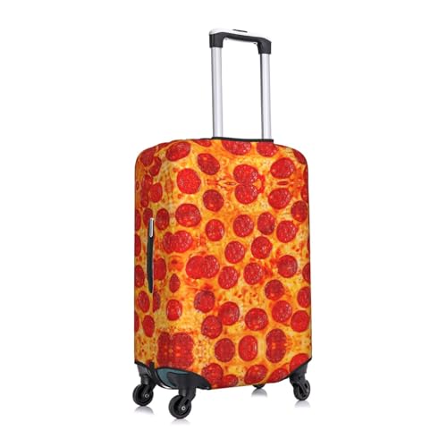3d Pizza Pepperoni Print Luggage Suitcase Cover Protector Luggage Washable Covers With Concealed Zipper3