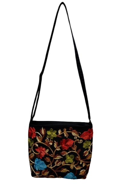 GxP Floral Embroidered Crossbody Bag for Women, Adjustable Strap-image-44